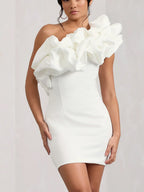 Fungus Tube Top Sleeveless Hip Skirt