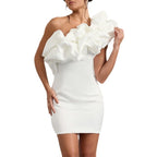 Fungus Tube Top Sleeveless Hip Skirt