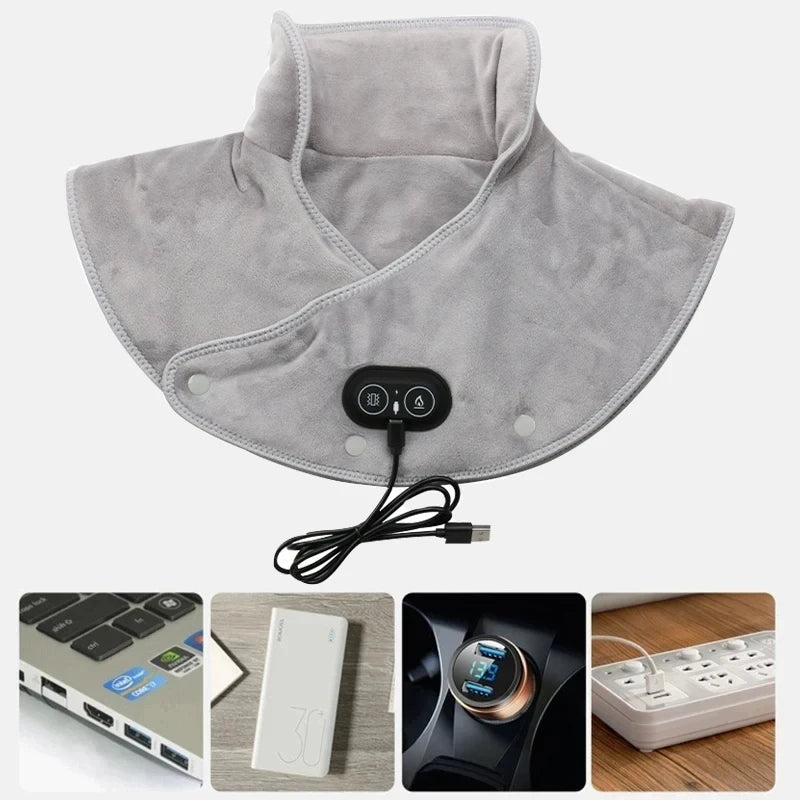 Electric Heating Shoulder Neck Pad Massager – Pain Relief & Relaxation
