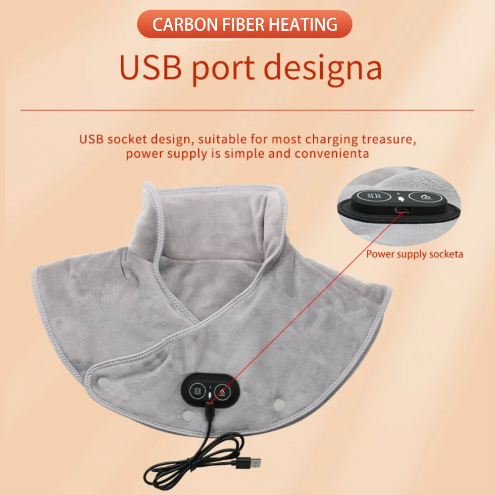 Electric Heating Shoulder Neck Pad Massager – Pain Relief & Relaxation